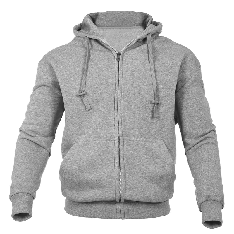 Ерлердің толыққанды zip hoodie